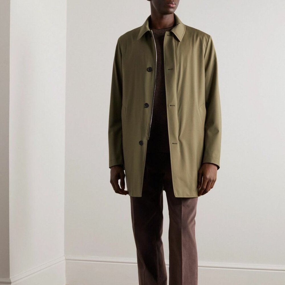 Paul Smith Wool Car Coat with Detachable Gilet